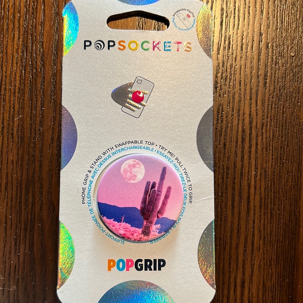 Pop socket cactus/desert